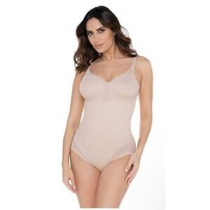 Miraclesuit  Shapewear Womens Sexy Sheer Extra Firm Control Bodysuit Style 36C